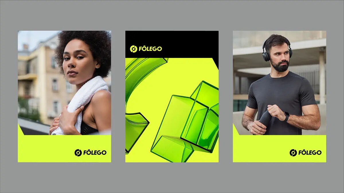 Campanha fotográfica com o sistema visual Fôlego