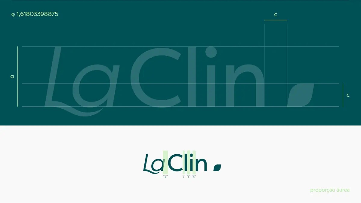 Construção e assinatura visual da marca LaClin