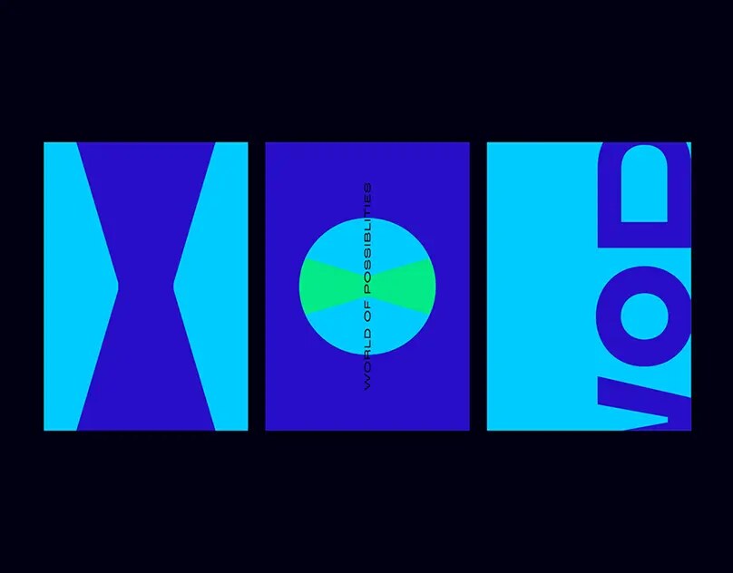 Sistema de marca azul da VOD Streaming